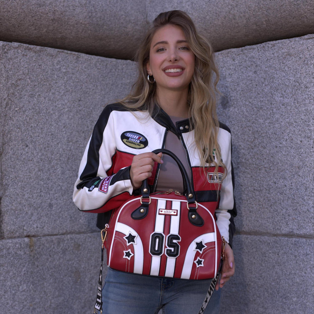 VARSITY DOME BAG (BEIGE)