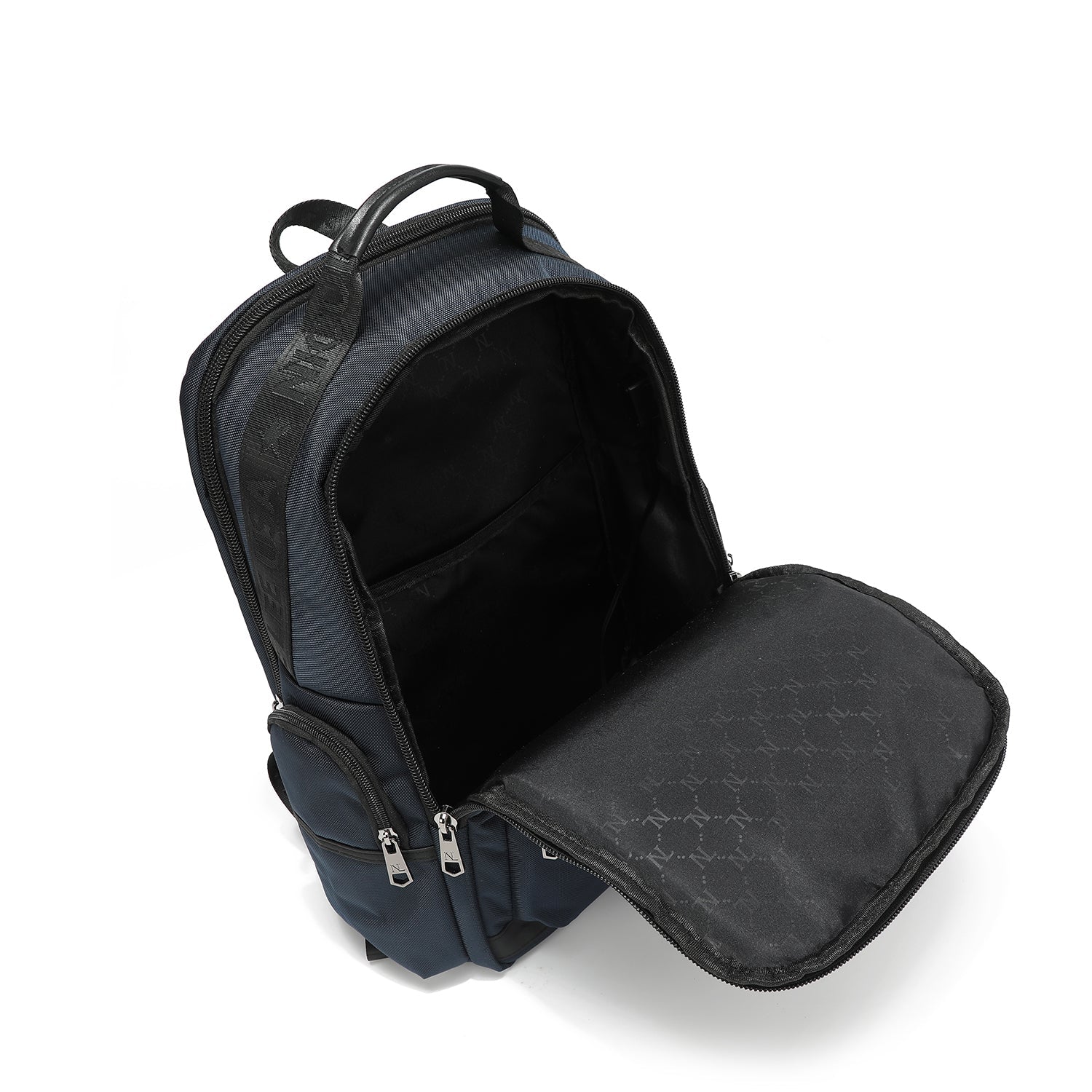 MEN'S BLUE LAPTOP BACKPACK WITH USB PORT