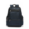 MEN'S BLUE LAPTOP BACKPACK WITH USB PORT