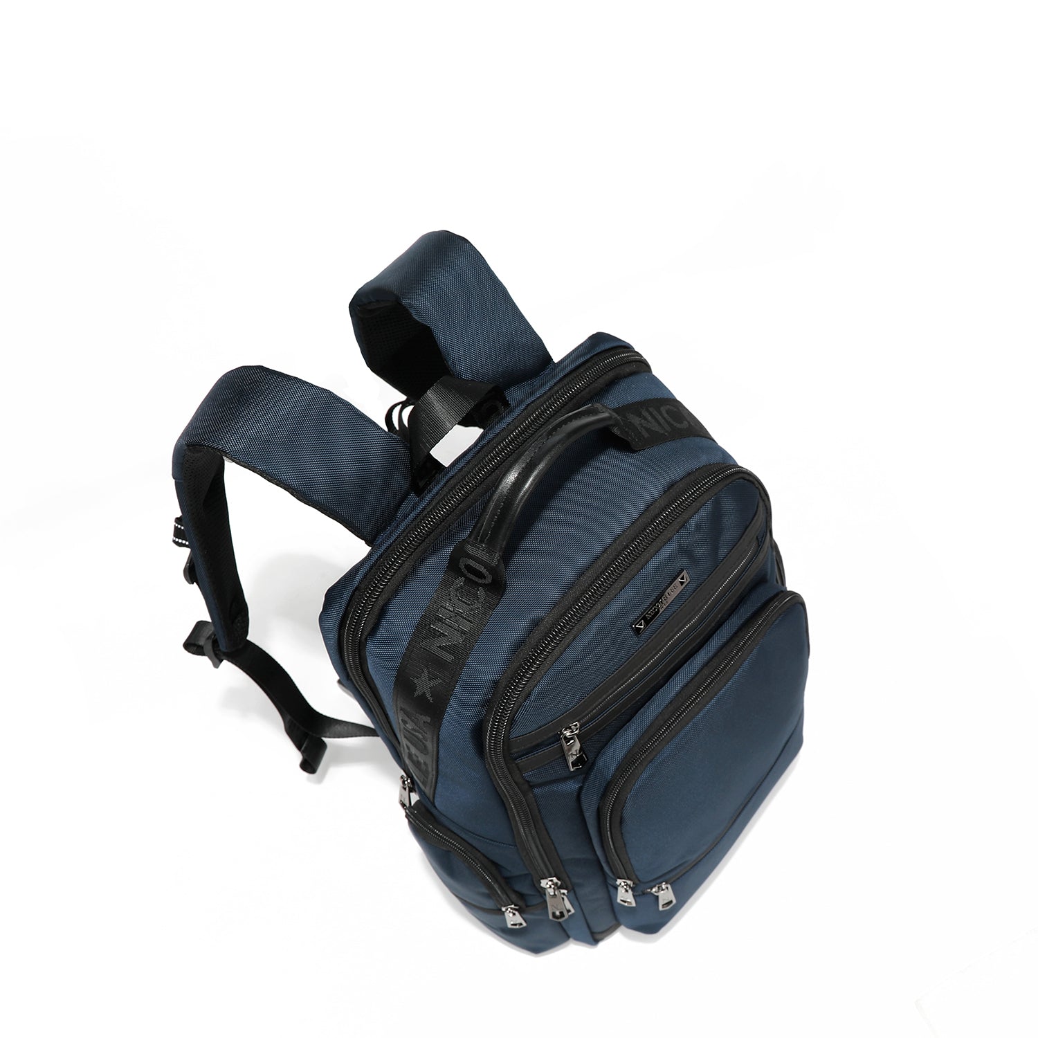 MEN'S BLUE LAPTOP BACKPACK WITH USB PORT