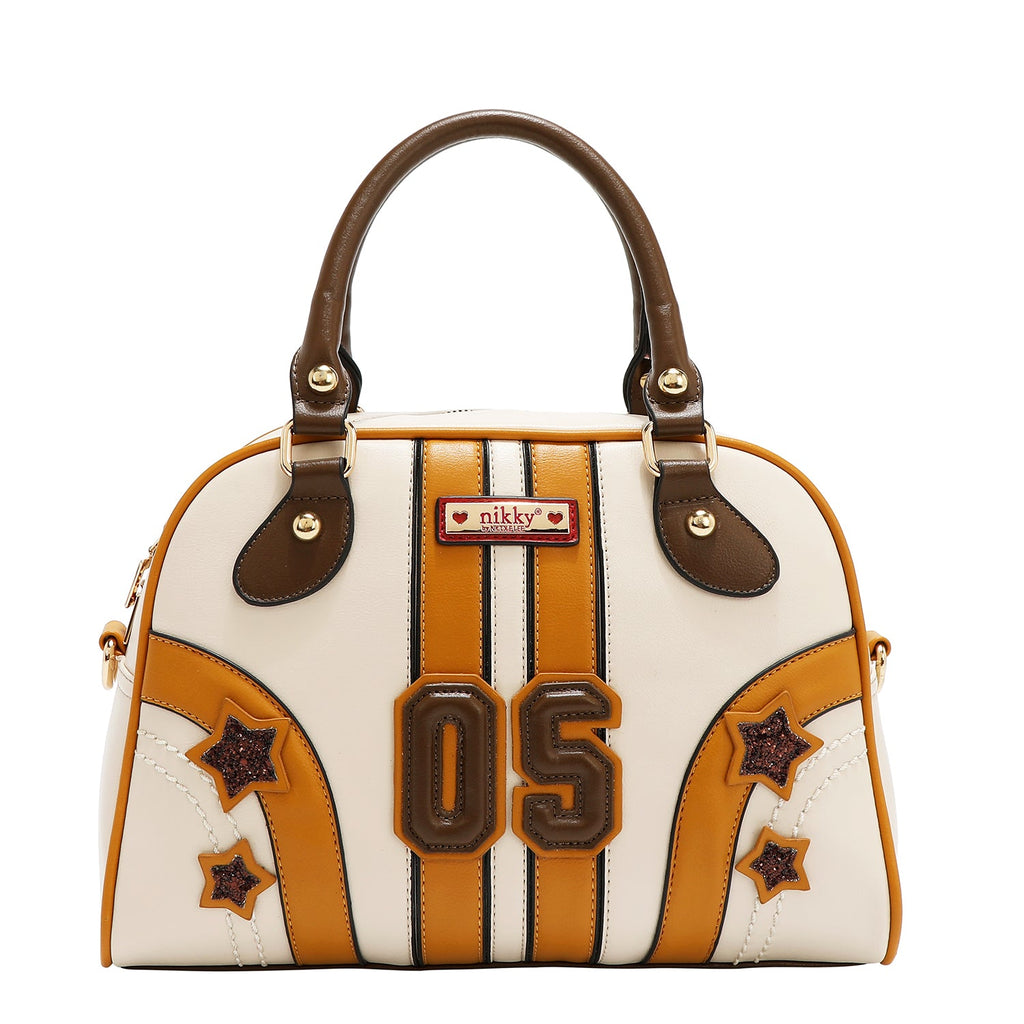 VARSITY DOME BAG (BEIGE)