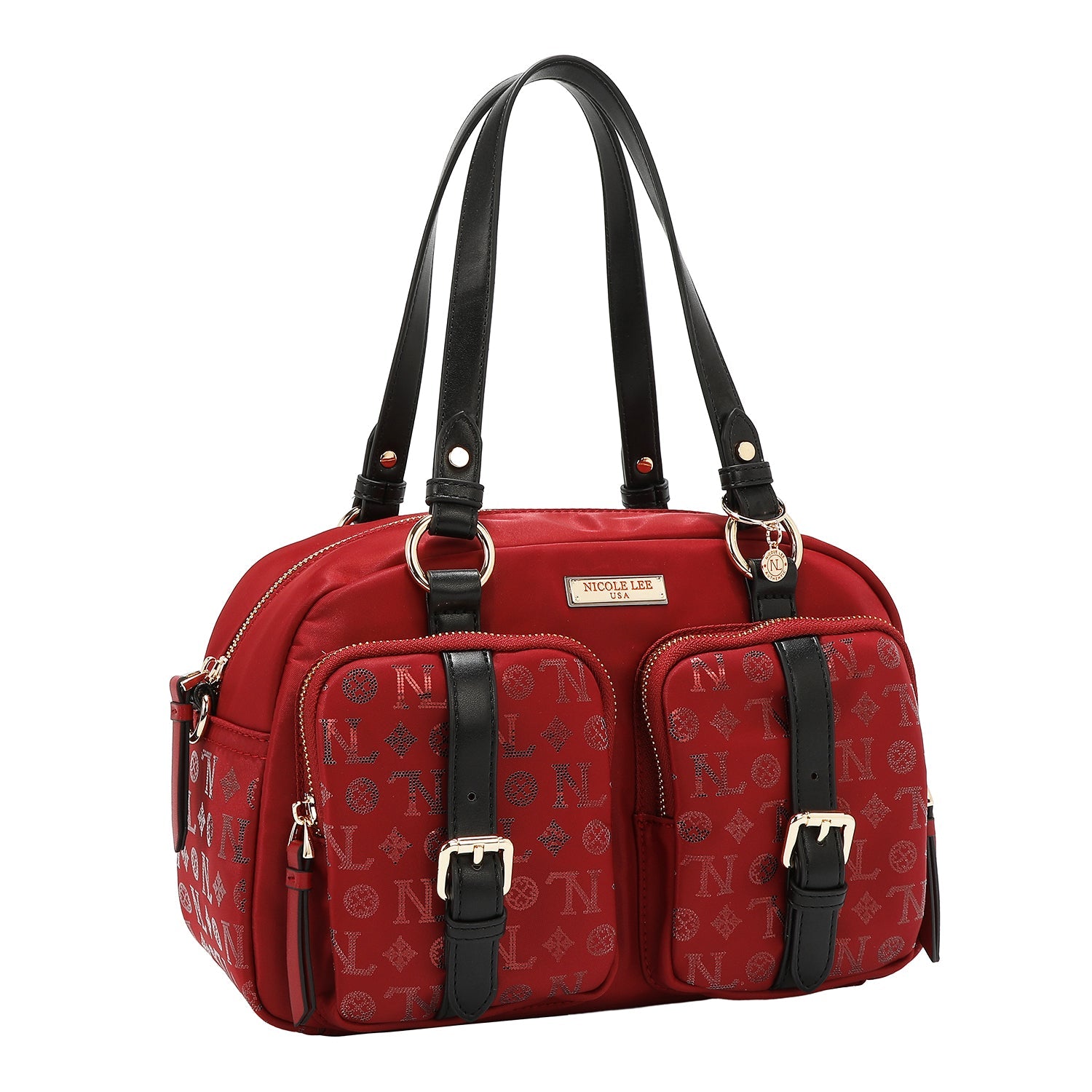 SAC BOSTON LOGO MONOGRAMME (ROUGE)