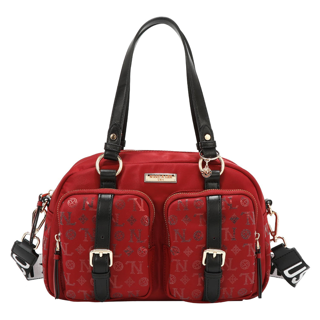 SAC BOSTON LOGO MONOGRAMME (ROUGE)
